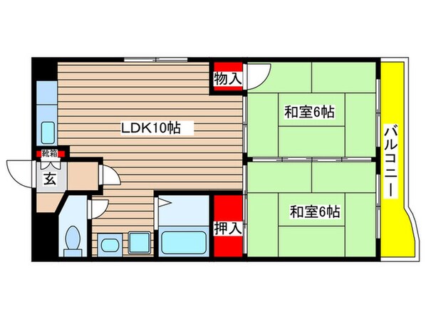 杉浦ビルの物件間取画像